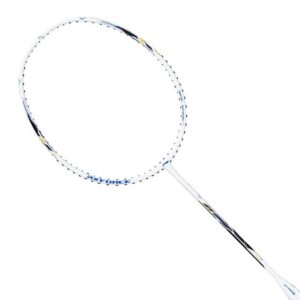 LI-NING AXFORCE BLAST BADMINTON RACQUET - WHITE/BLUE SAPPHIRE