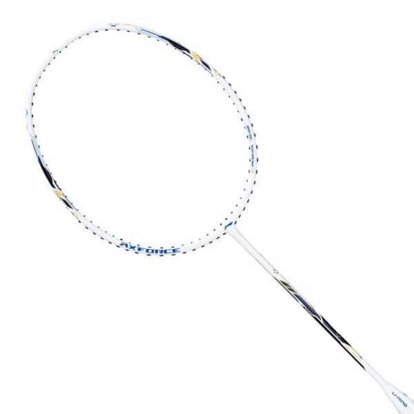 LI-NING AXFORCE BLAST BADMINTON RACQUET - WHITE/BLUE SAPPHIRE