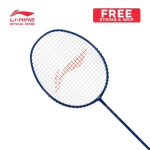 LI-NING WIND LITE STEALTH 78G STRUNG BADMINTON RACQUET - BLUE GREY - AYPR092-5